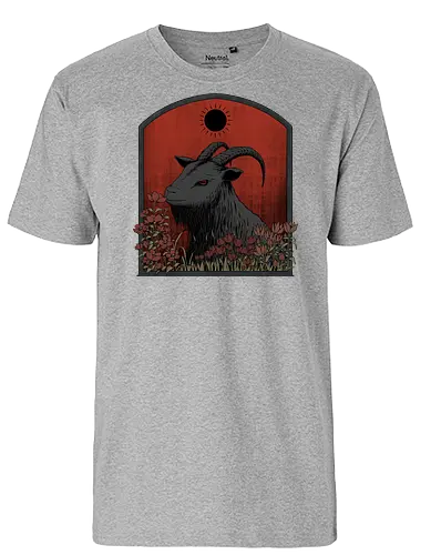 Darkness Blooms - goat, horror, dark - Fairtrade T-Shirt