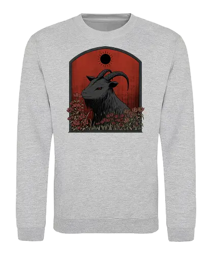 Darkness Blooms - goat, horror, dark - Sweatshirt