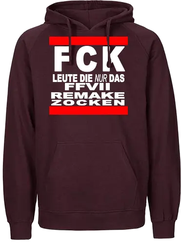 FCK FFVII Remake - twitch, strmer - Fairtrade Hoodie