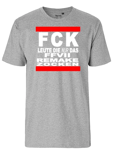 FCK FFVII Remake - twitch, strmer - Fairtrade T-Shirt