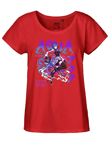 Bacon Zack - Entschlossenheit Aqua - aqua, twitch, strmer - Fairtrade Girl Shirt