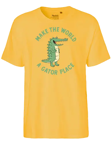 A Gator Place - Alligator, pun, See you later - Fairtrade T-Shirt