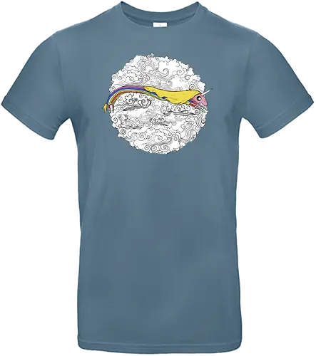 Lady in the sky - adventure, time, Lady, unicorn, Sky, Korn - Standard T-Shirt