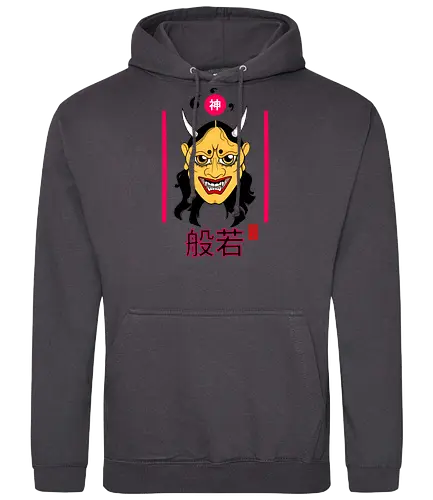 Hannya Mask - japan, oni, mask, art, kunst - Standard Hoodie