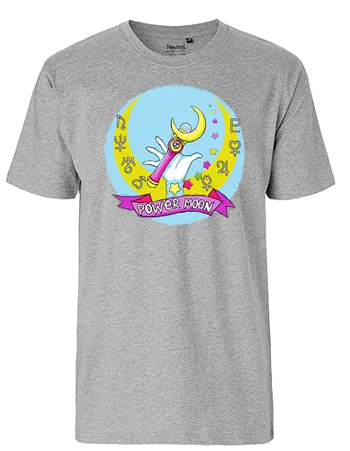 Power moon - anime, manga, sailor, moon, power - Fairtrade T-Shirt
