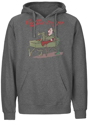Coffin to GO - fun, vampir, Sarg, Coffin, to go - Fairtrade Hoodie