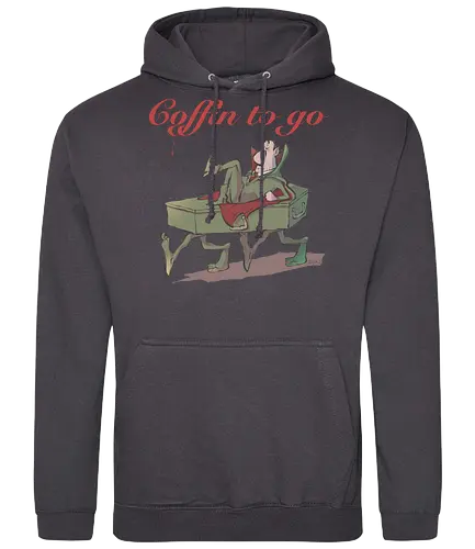 Coffin to GO - fun, vampir, Sarg, Coffin, to go - Standard Hoodie