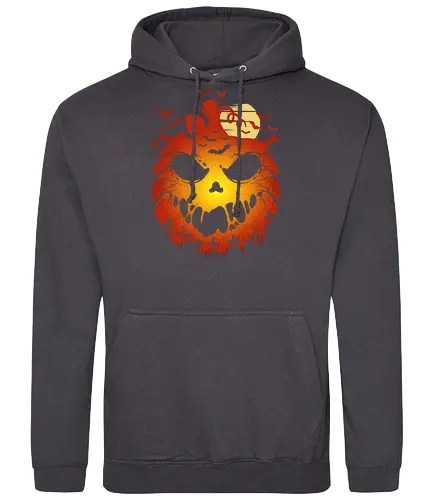 Halloween Scary Pumpkin - halloween, jack-o-lantern, kürbis, pumpkin - Standard Hoodie