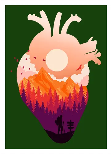 Explore the paths of your heart.