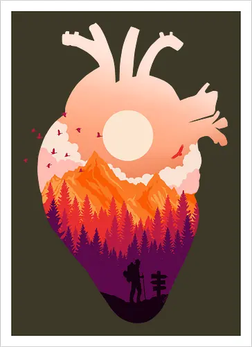 Explore the paths of your heart.