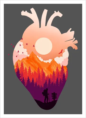 Explore the paths of your heart.