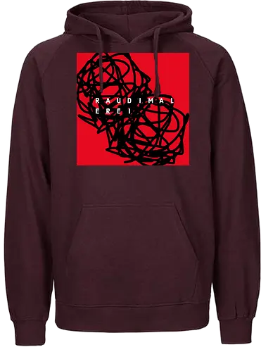 Raudimalerei Logo - Fairtrade Hoodie