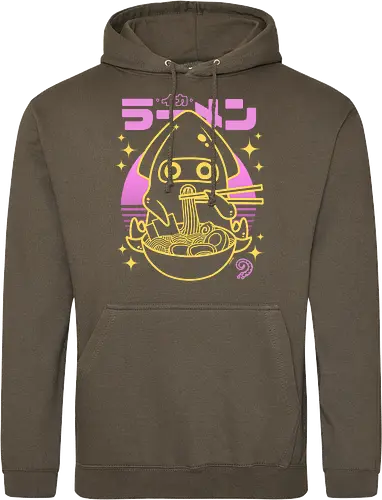 Squid ramen sunset neon