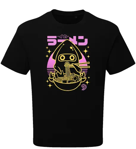 Squid ramen sunset neon