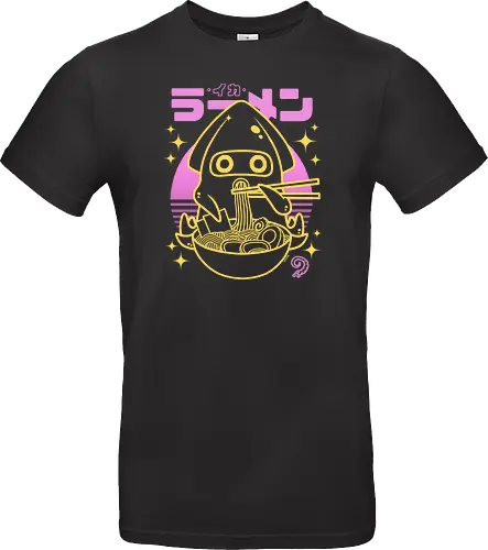 Squid ramen sunset neon