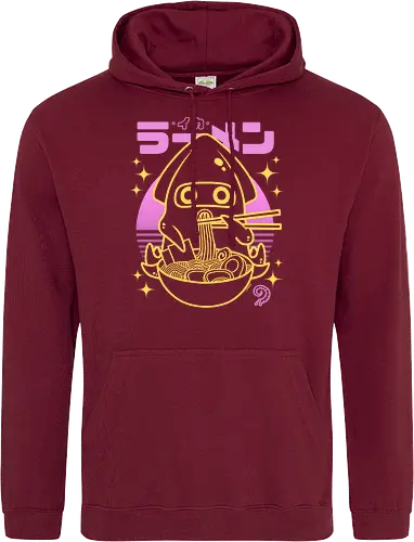 Squid ramen sunset neon