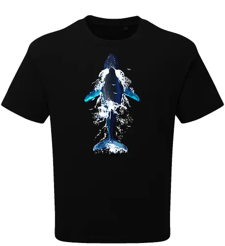 Humpback whale in ocean