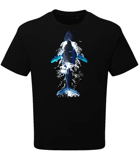 Humpback whale in ocean