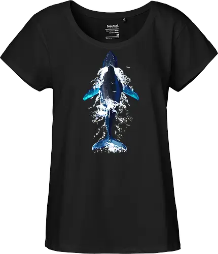 Humpback whale in ocean