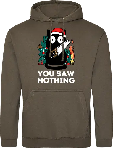 You saw nothing - Christmas Cat