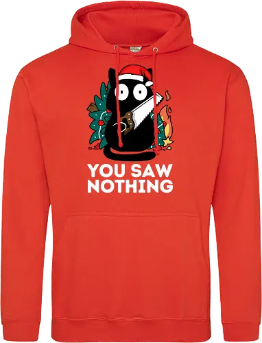 You saw nothing - Christmas Cat