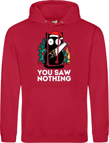 You saw nothing - Christmas Cat