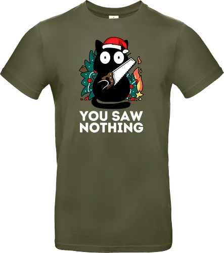 You saw nothing - Christmas Cat