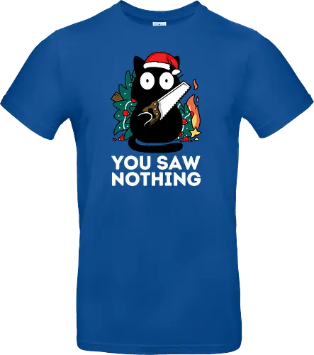 You saw nothing - Christmas Cat