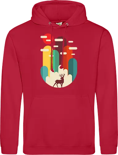 Mountains Deer Minimalist