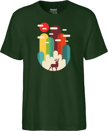 Mountains Deer Minimalist