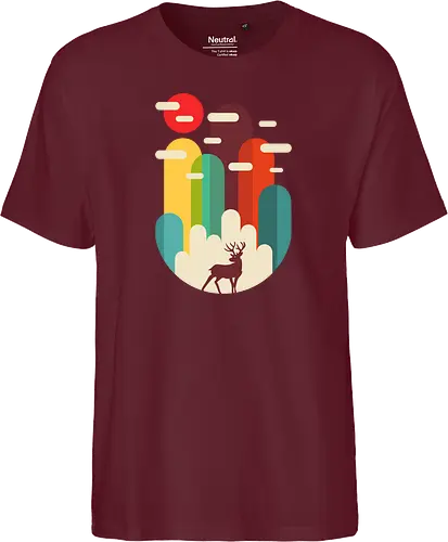 Mountains Deer Minimalist