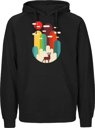 Mountains Deer Minimalist