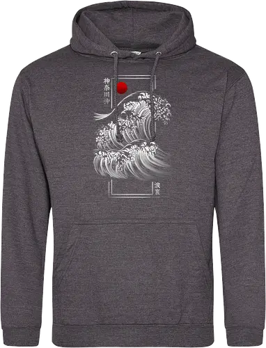Modern Kanagawa's Wave - Silver
