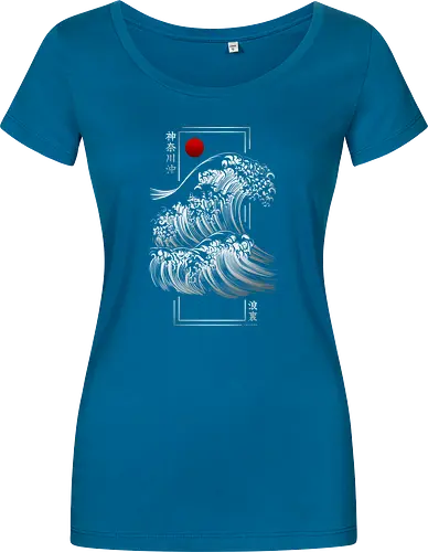 Modern Kanagawa's Wave - Silver