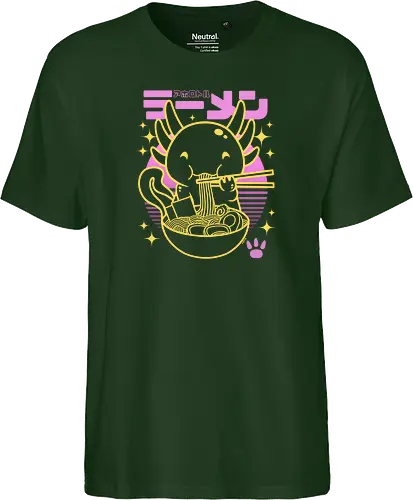 Axolotl ramen sunset neon