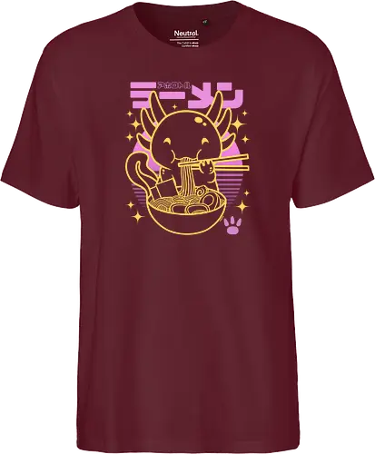 Axolotl ramen sunset neon