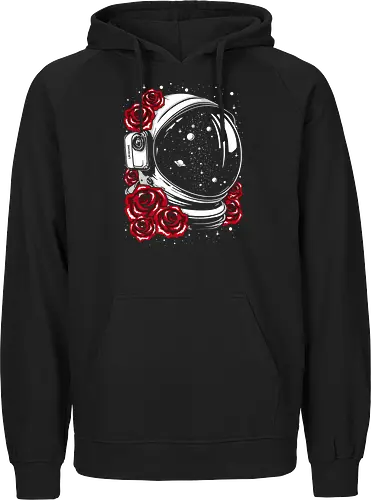 Astronaut helmet of roses