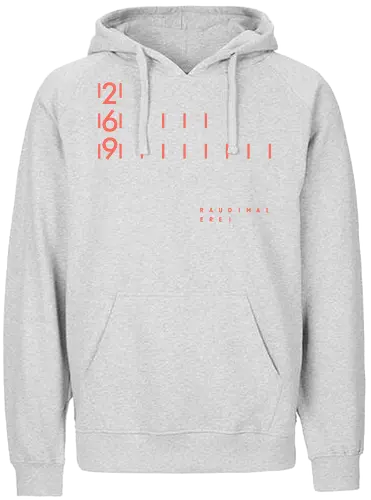 Vegan 269.Orange - Fairtrade Hoodie