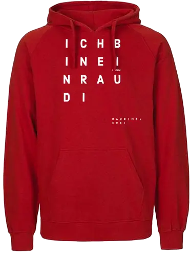 Der RAUDI - Fairtrade Hoodie