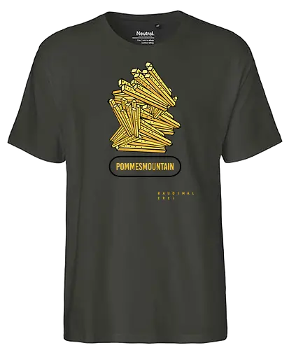 Pommesmountain - Fairtrade T-Shirt
