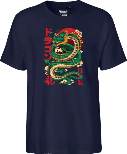 Anime Green Japanese Dragon