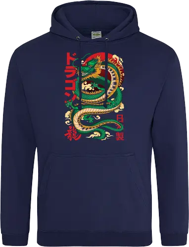 Anime Green Japanese Dragon
