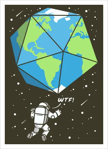 D20 earth astronaut