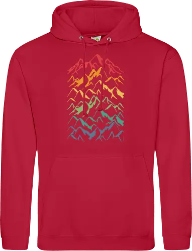 Retro Mountains Lines