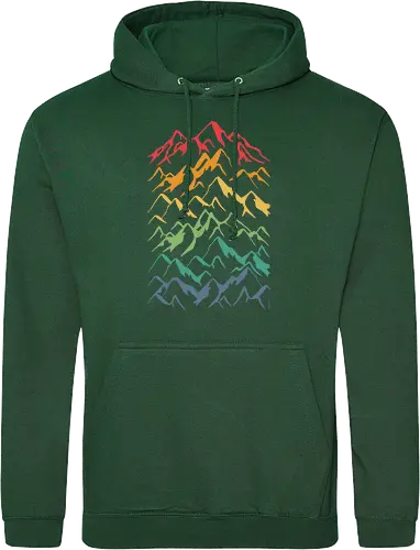 Retro Mountains Lines