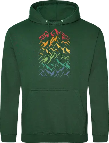 Retro Mountains Lines