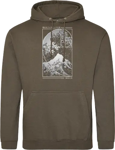 The Great Wave of Fibonacci Spiral - Modern