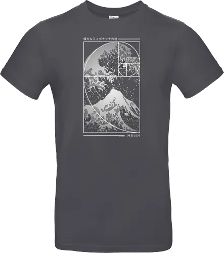 The Great Wave of Fibonacci Spiral - Modern