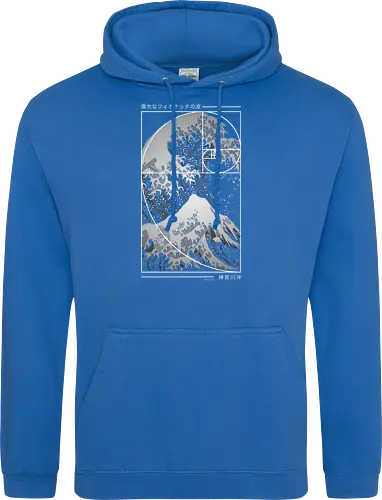 The Great Wave of Fibonacci Spiral - Modern