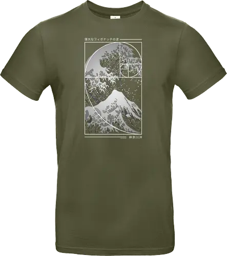 The Great Wave of Fibonacci Spiral - Modern